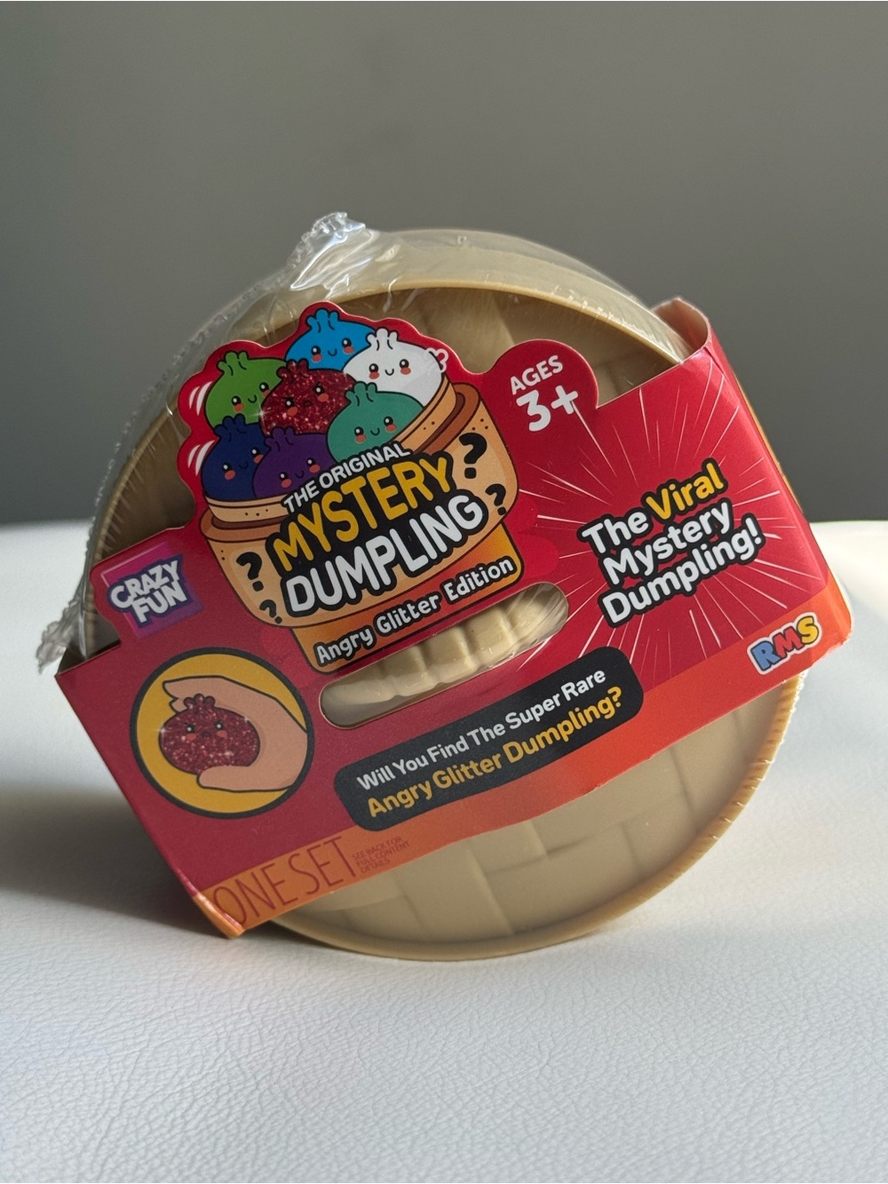Crazy Fun Mystery Dumpling Squishy Angry Glitter Authentic RMS Original